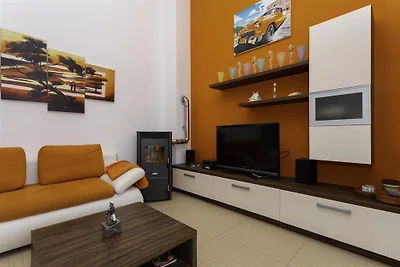 Ferienwohnung Soline mit Meerblick