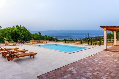 Ferienhaus Prevolt mit privatem Pool und Meerblick