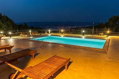 Ferienhaus Prevolt mit privatem Pool und Meerblick