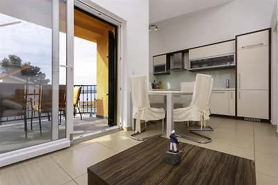 Ferienwohnung Soline mit Meerblick