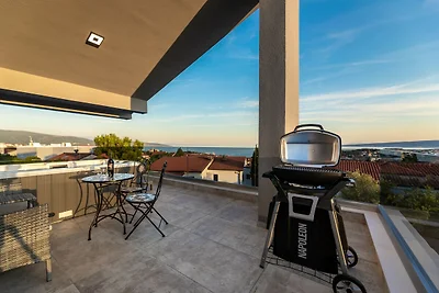Penthouse mit Whirlpool & Meerblick
