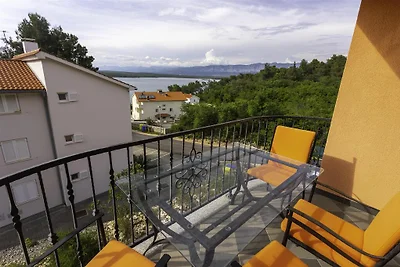 Ferienwohnung Soline mit Meerblick