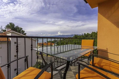Ferienwohnung Soline mit Meerblick