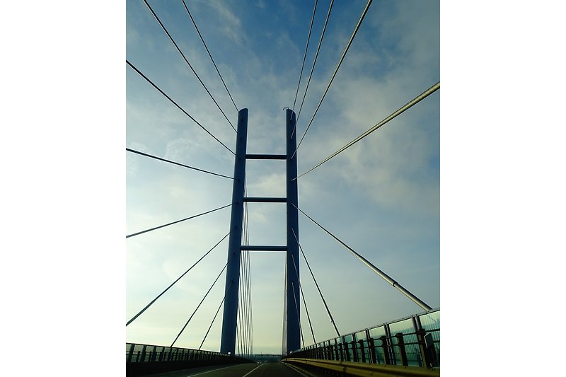 spektakuläre Anreise über die Rügenbrücke