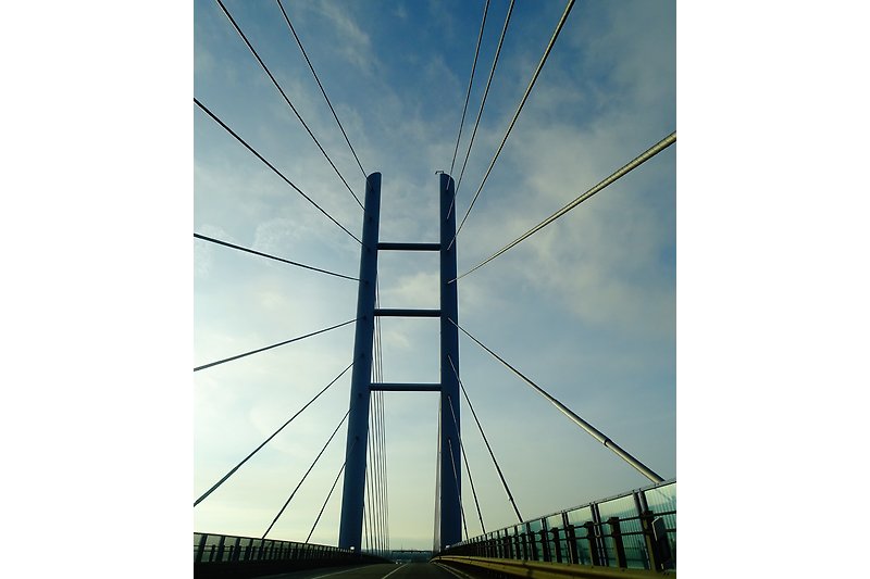 spektakuläre Anreise über die Rügenbrücke