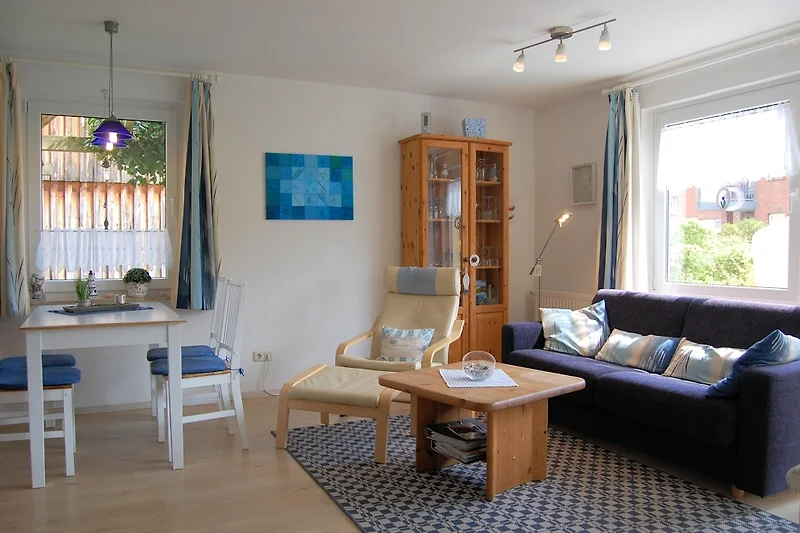 gezellige woonkamer met een hoogwaardige slaapbank