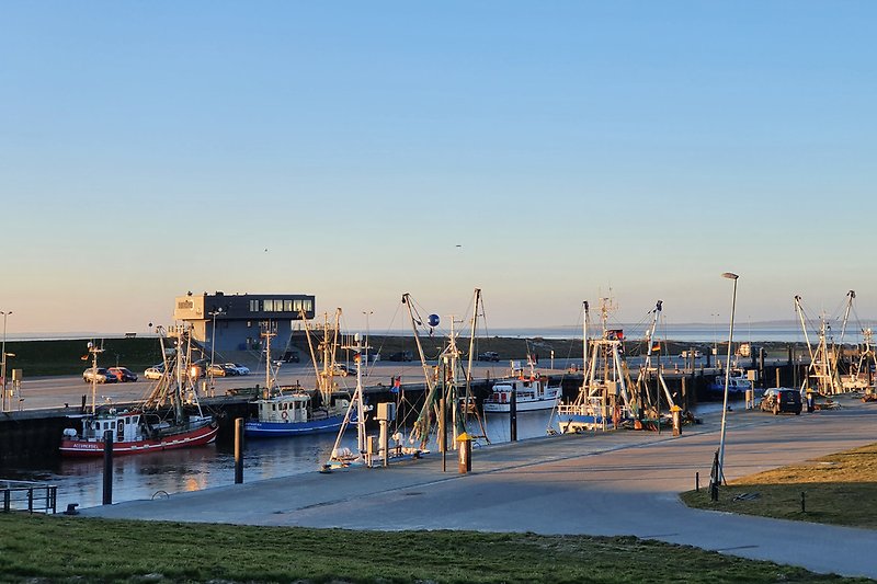 Der Hafen- im Hintergrund der berühmte NIVEA-Ball