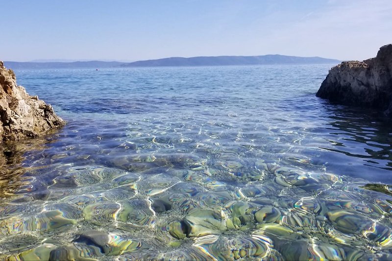 Perfect clean sea in Rabac