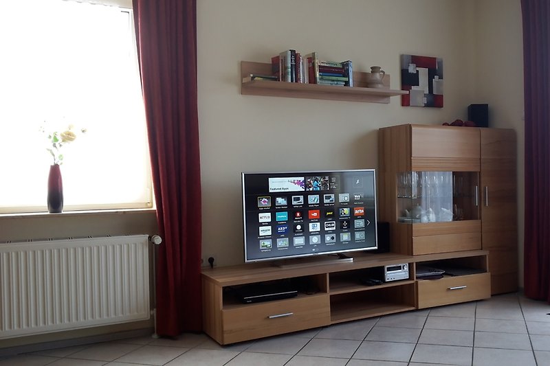 Wohnzimmer mit WLAN-TV