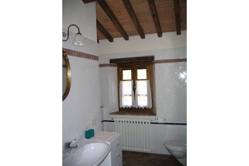 Holidayhome in Tuscany bathroom, shower, WC, ensuite, Ap.3, 1st