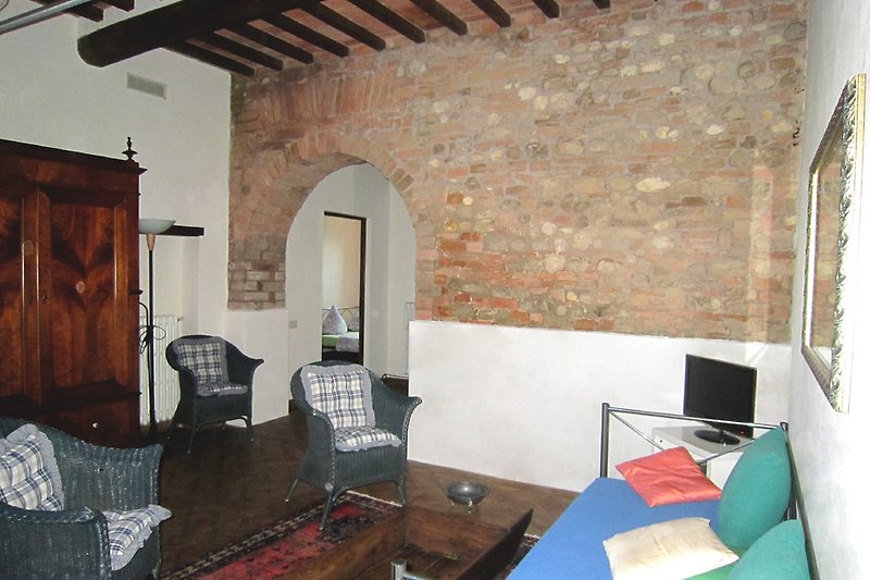 Holidayhome in Tuscany, livingroom groundfloor Ap.2 
