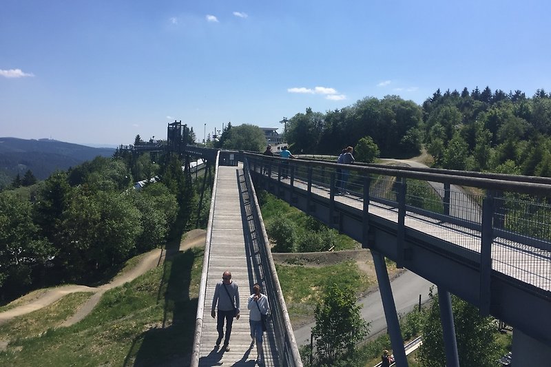 Loopbrug in Winterberg.