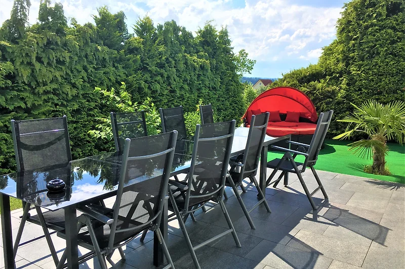 Terrasse mit Südausrichtung