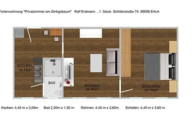 Appartement Vacances avec la famille Erfurt