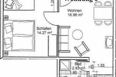 Wohnung Sanddorn 6 für 5 Personen