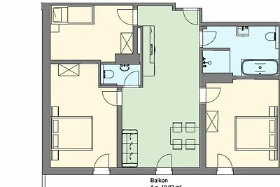 FEWO - Apartment XL für 4-6 Personen 80m² - m...
