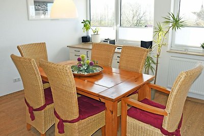 Ferienwohnung Rapsblüte mit Kamin und Balkon