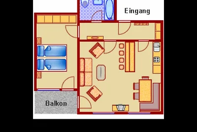 Fewo 11/6 - Geschmackvoll eingerichtete Fewo ...