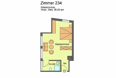 Doppelzimmer Nr. 234