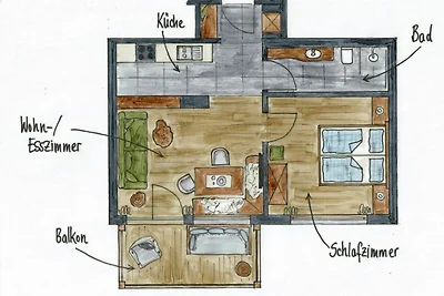 Hirschblick-Suite No. 1