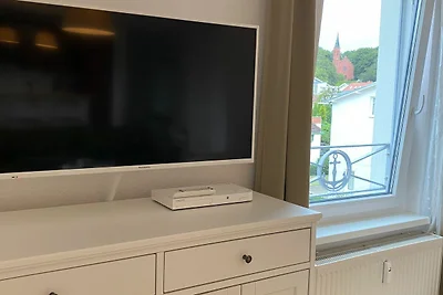 Leescher Bach mit seitlichen Ostseeblick