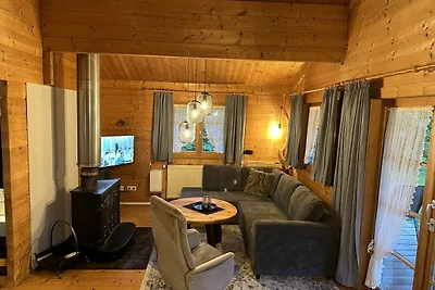 LTD-105 Holzblockhaus für 4 Personen mit...