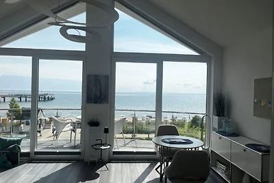 2-Raum FeWo II, 50m², 2.OG, Balkon, Meerblick