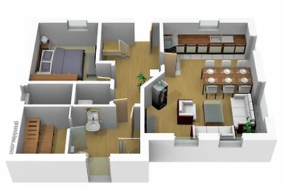 Appartement Vacances avec la famille Loddin