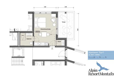 1.09 - Apartment Typ C im Alpin Resort Montaf...