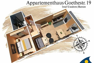 Vakantieappartement Gezinsvakantie Bansin