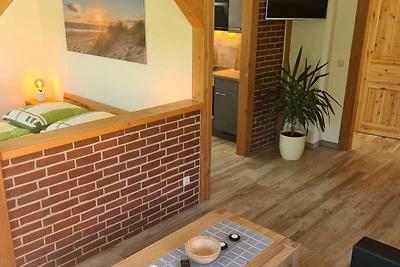 1-Raum-Gartenhaus (48m², 2+1 Personen)