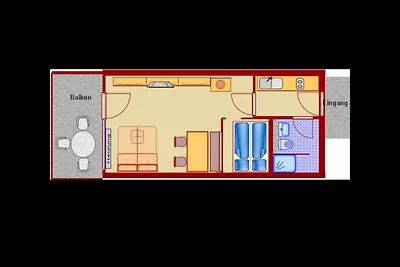 App 5/38 - Moderns Appartement mit Balkon und...