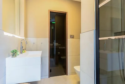 App.Sonnenschein im Ostseebad Sellin mit Balk...