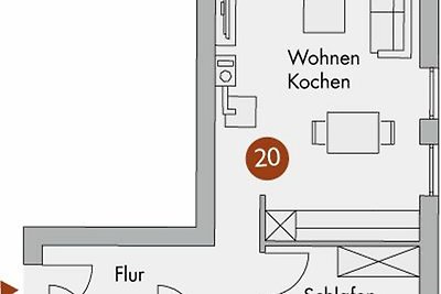 2-Zimmer-Wohnung