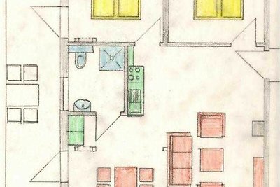 Drei - Raum - Ferienwohnung Lockwerder