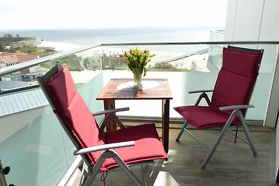 Prinz Hamlet 7. Stock, Ostseite, Balkon, Meer...
