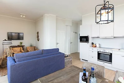 Penthouse Etage 1 Schlafzimmer, Blick zur Tra...