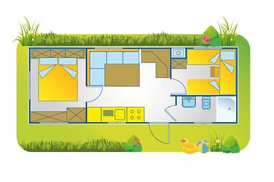 Ferienanlage Bella Sardinia - Mobilehome Happ...