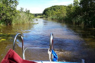 Finnhütte Jano direkt am See mit Boot, Kamin