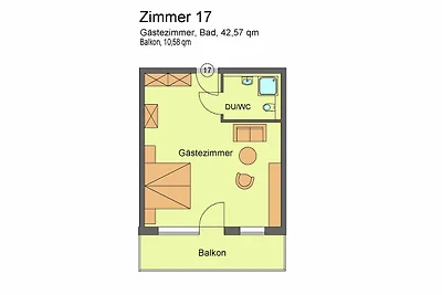 Juniorsiute 1. Etage Nr. 17