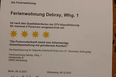 Ferienwohnung-Debray 1****, 64 qm