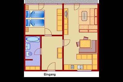 App 1/5 - Modern eingerichtete Fewo für 2-4 P...