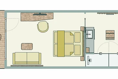 Doppelzimmer - 34 m²