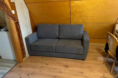 Finnhütte mit Schlafboden