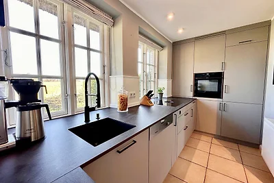 Seesucht-Föhr - Moderne Reet-Haushälfte mit...