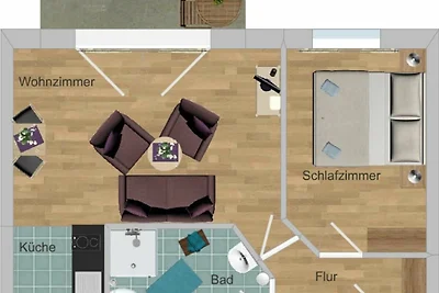 2-Zimmer-Apartment - C26