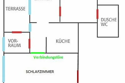 Appartement Top III / 1 Schlafz. 1