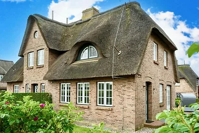 Seesucht-Föhr - Moderne Reet-Haushälfte mit...