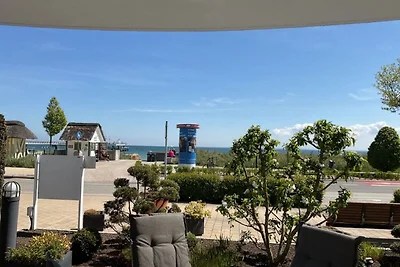 3-Raum FeWo I, 70m², EG, Terrasse, Meerblick