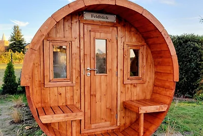 Schlafen im Fass Feldblick